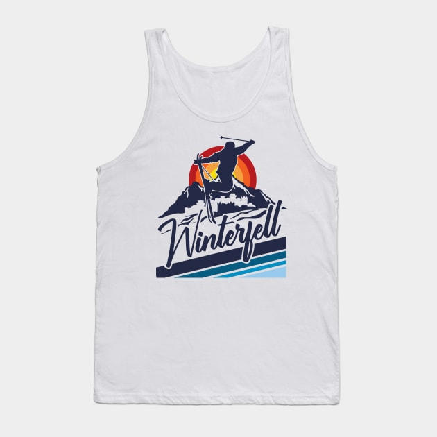 Fictional Ski Resorts Tank Top by MindsparkCreative